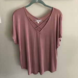 Pink Rose large shirt